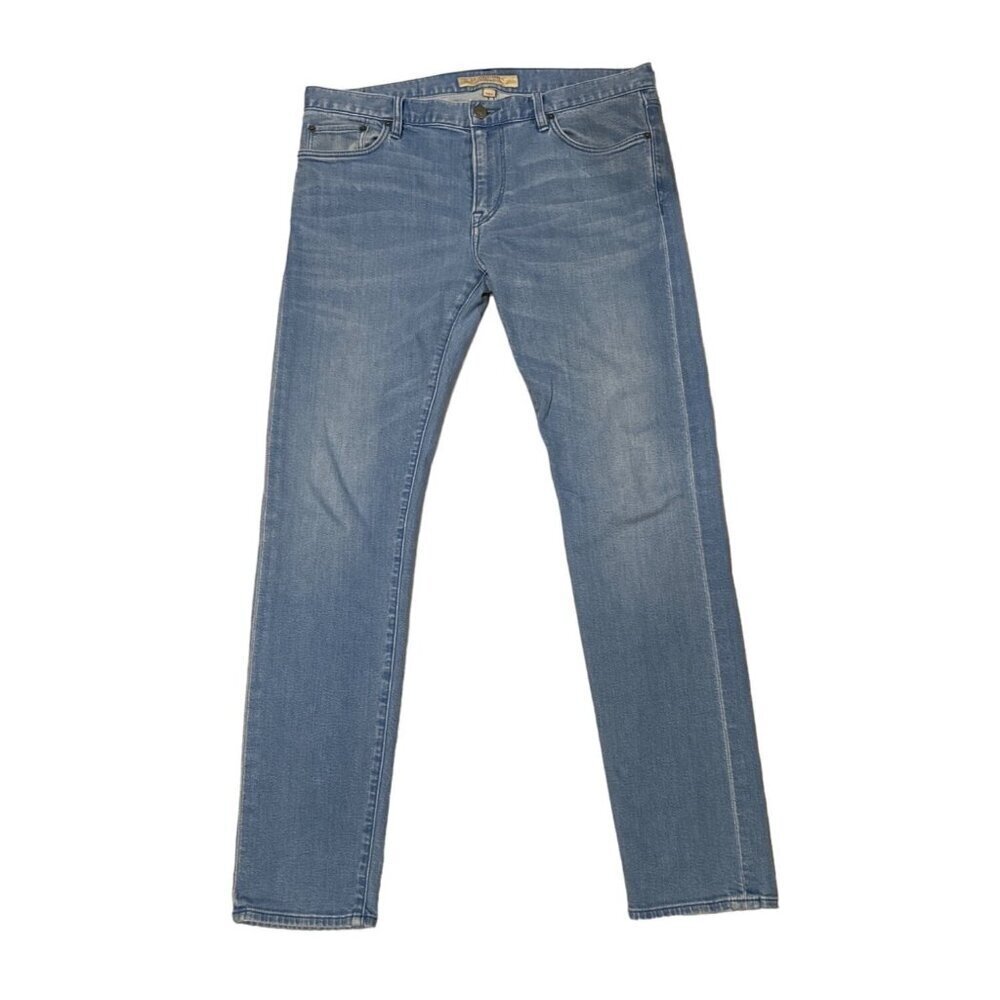 Burberry Brit Mens Slim-Fit Light Wash Denim Jeans W34 L32